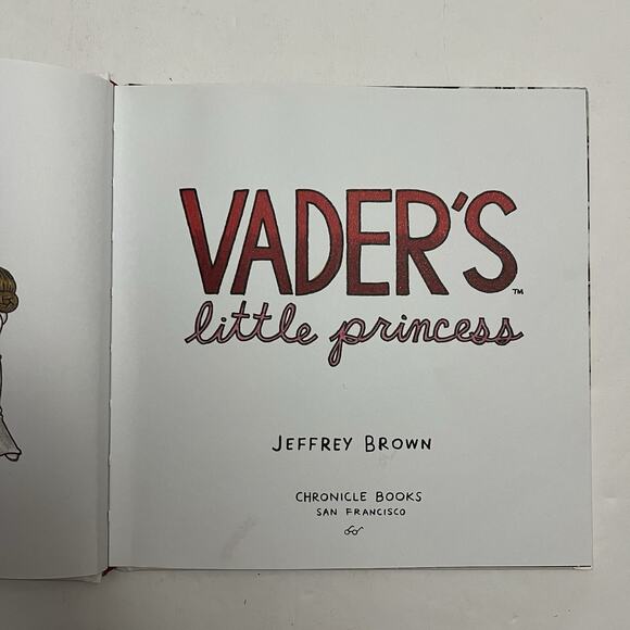 Star Wars Vaders Little Princess by Jeffrey Brown Hardcover Comic Book 2013 - Picture 2 of 7
